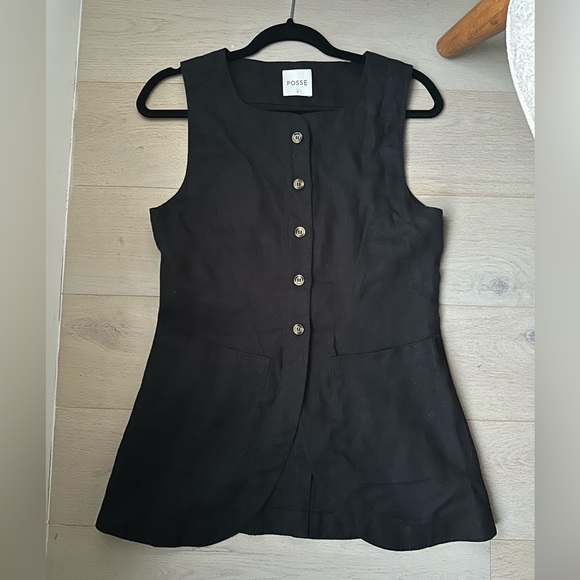 Posse Emma Vest Black | Size S - Picture 4 of 7